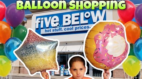 five below helium balloons